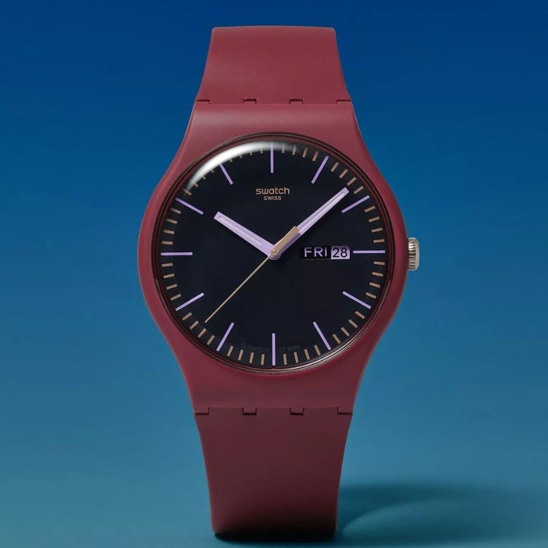 Swatch SO29R707 - Swatch Burgundy Berry