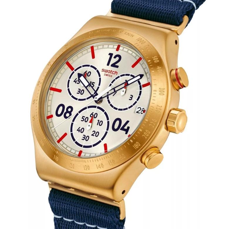 Swatch YVG419 - Precyzyjny Chronograf