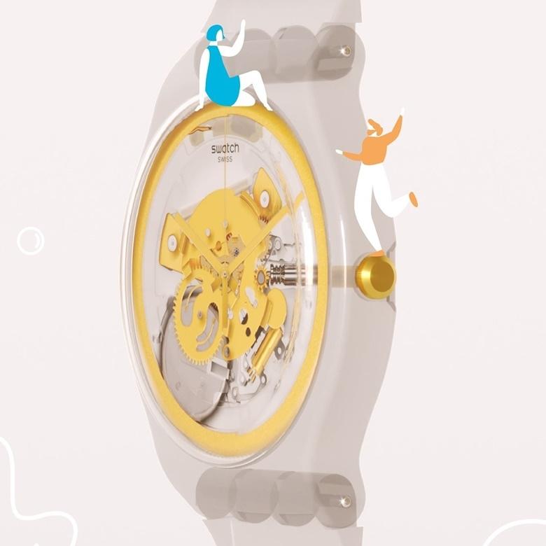 Swatch SO28Z126 - Szkiełko hesalitowe