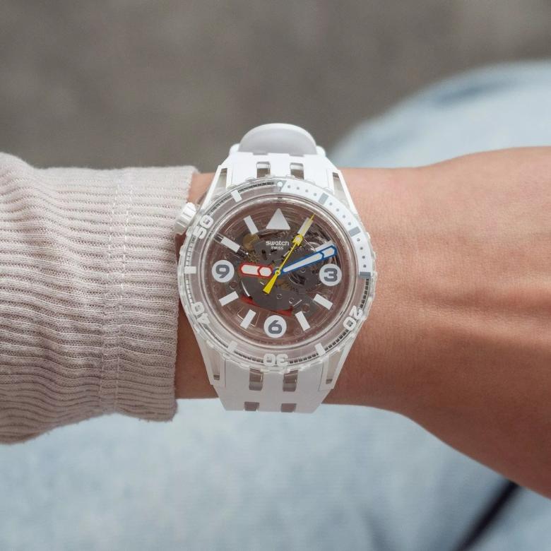 Swatch SSCU09K100 - Tarcza Skeleton
