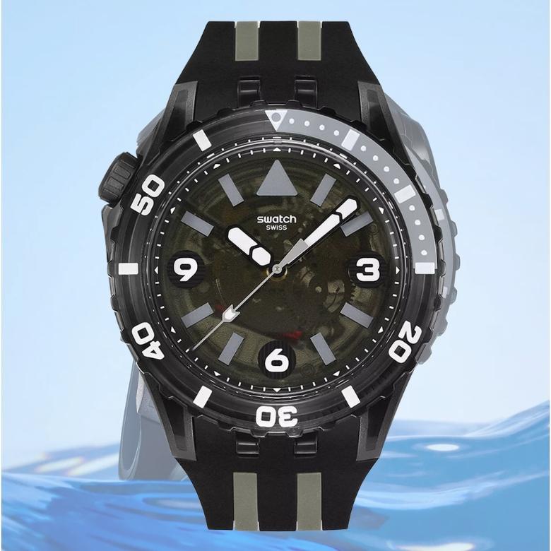Swatch SSCU09B100 - Tarcza Skeleton