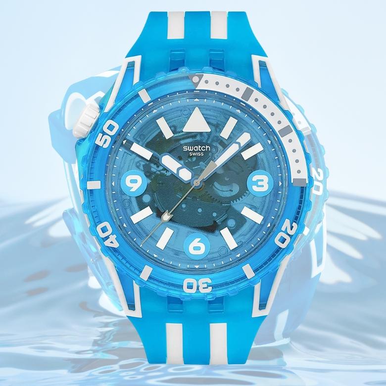 Swatch SSCU09S100 - Tarcza Skeleton