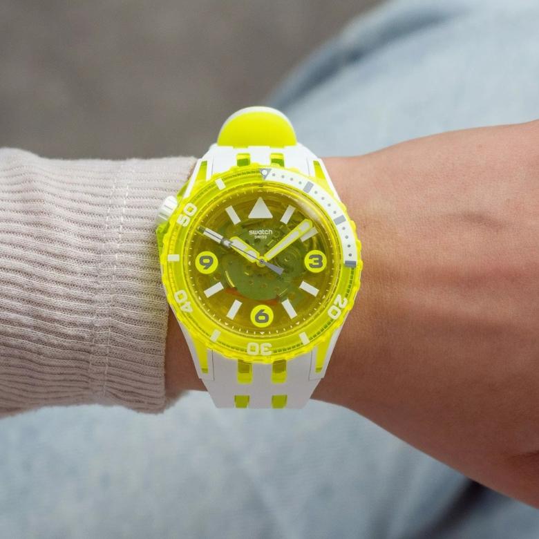 Swatch SSCU09J100 - Tarcza Skeleton