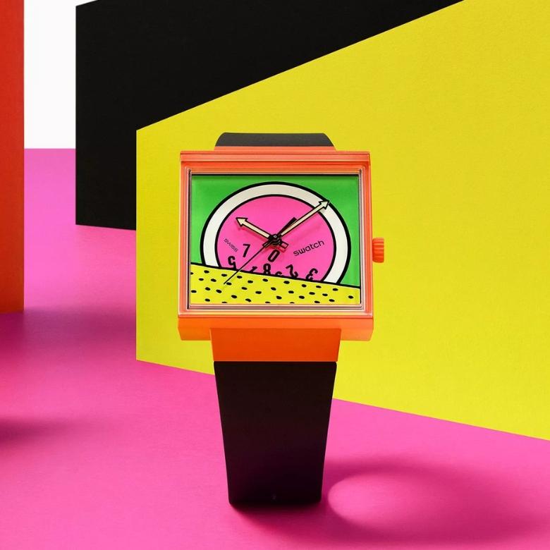 Swatch SO34Z101 - Ponadczasowa tarcza