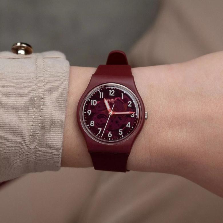 Swatch SO28R115 - Przezroczysta tarcza