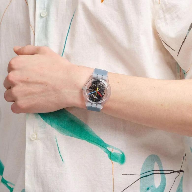 Swatch SB01K102-5300 - Kolekcja Clearly