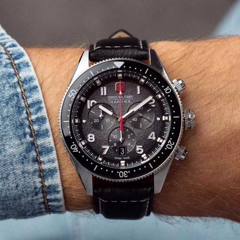 Swiss Military Hanowa SMWGC0003801 - Wysokiej jakości szkło szafirowe