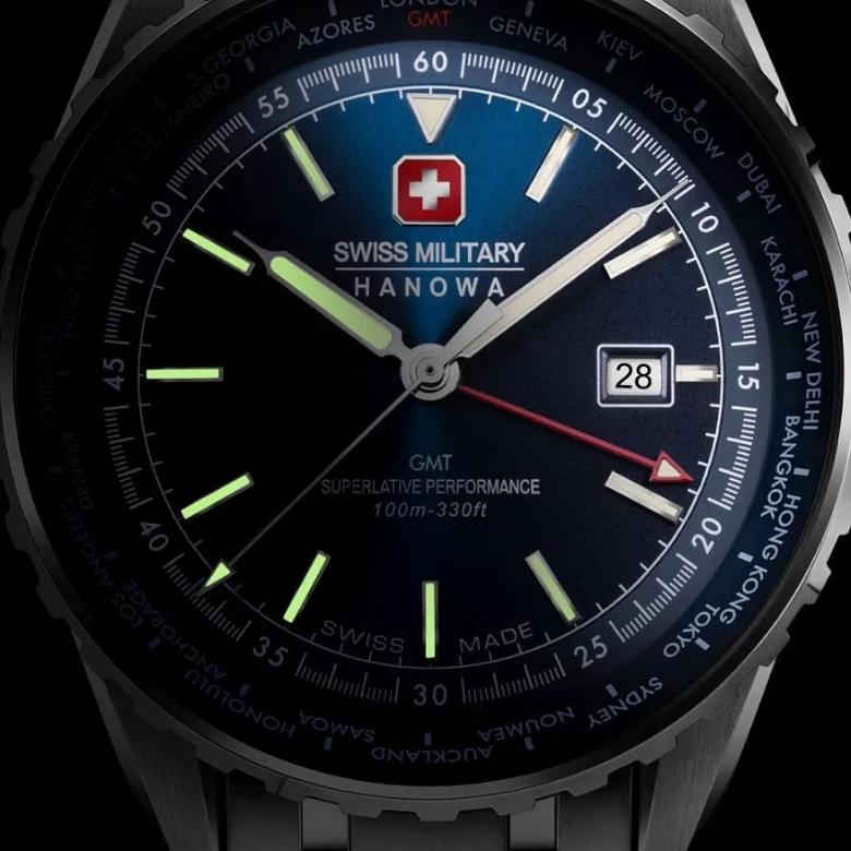 Swiss Military Hanowa SMWGH0003204 - Technologia luminescencyjna