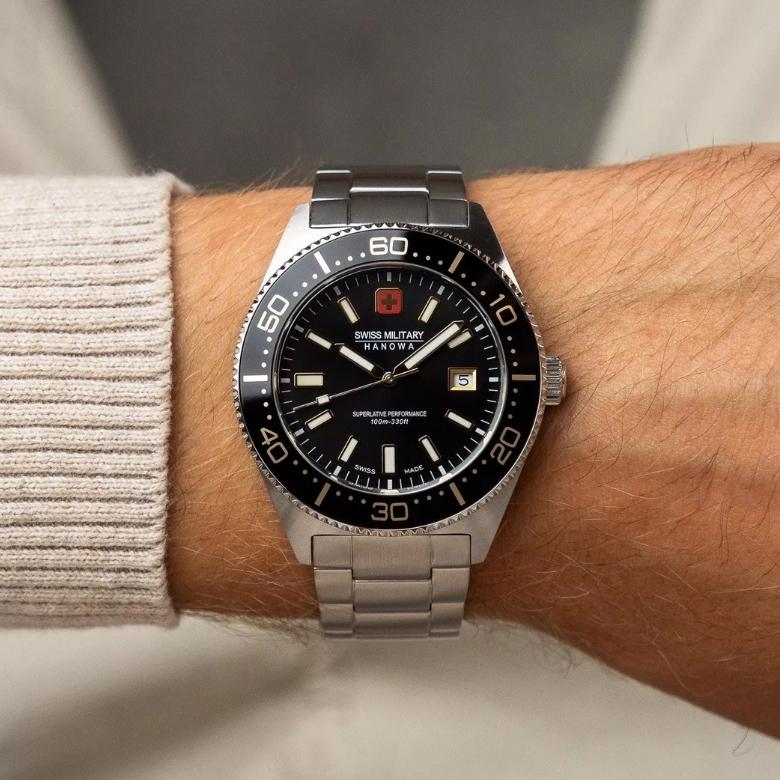 Swiss Military Hanowa SMWGH0004905 - Wysokiej jakości szkło szafirowe