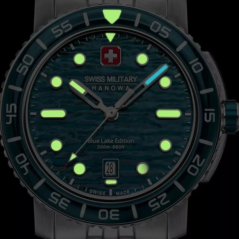 Swiss Military Hanowa SMWGH0004501 - Technologia luminescencyjna