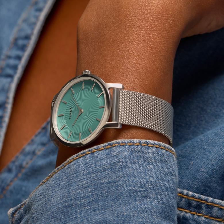 Timex TW2W87300 - Elegancka bransoleta typu mesh