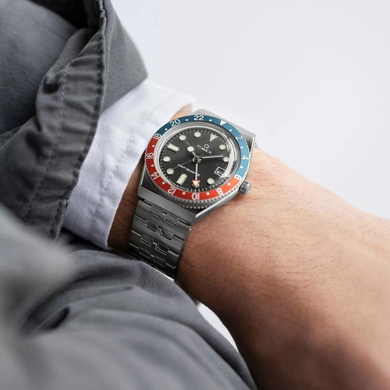 Timex TW2V38000 - Kolekcja Q Timex GMT