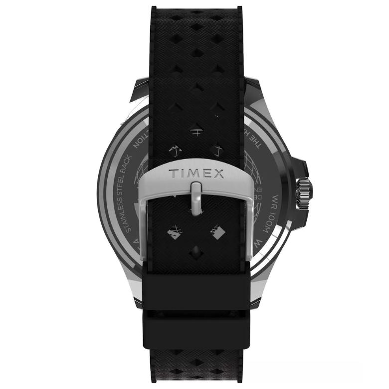 Timex TW2Y09200 - Gumowy pasek w zegarkach Timex