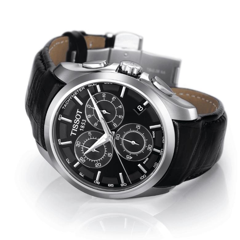 Tissot T143.410.16.033.00 (T1434101603300) - Pasek ze skóry cielęcej