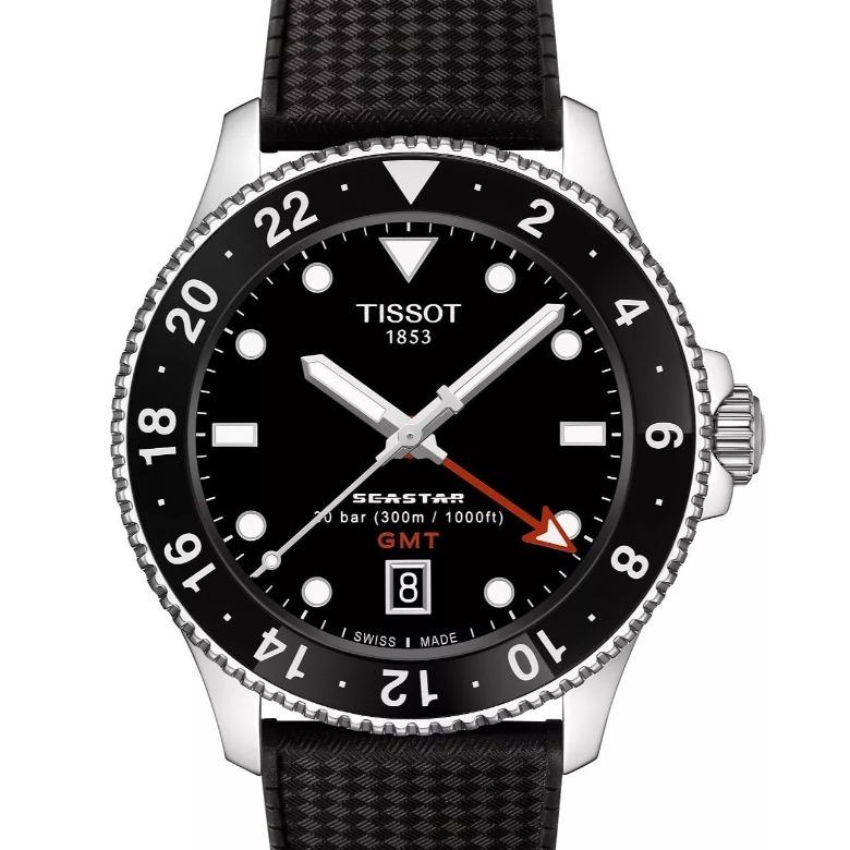 Tissot T120.852.17.051.00 (T1208521705100) - GMT – funkcjonalność na najwyższym poziomie