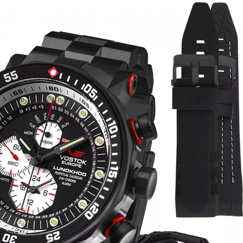 Vostok Europe YM86-620C635-38345 - Zestaw z dodatkowymi paskami i śrubokrętem