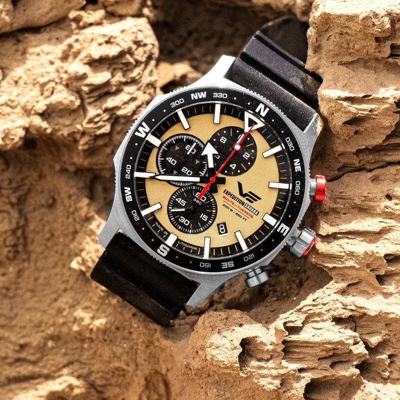 Vostok Europe 6S10-598A753 - Tarcza inspirowana kolorem pustynnego piasku