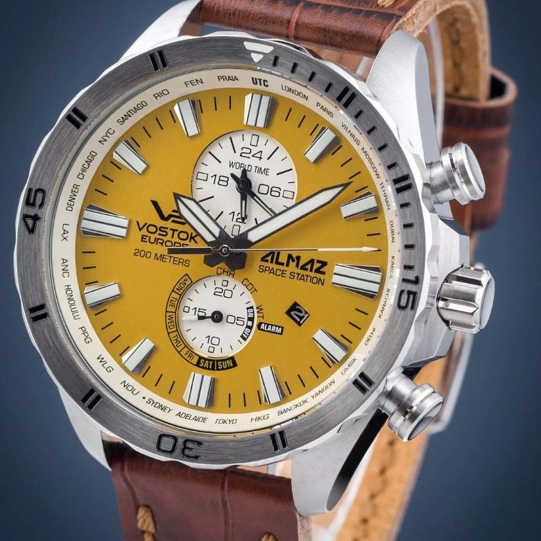 Vostok Europe YM8J-320A655 - K1 - Specjalnie utwardzone szkło mineralne