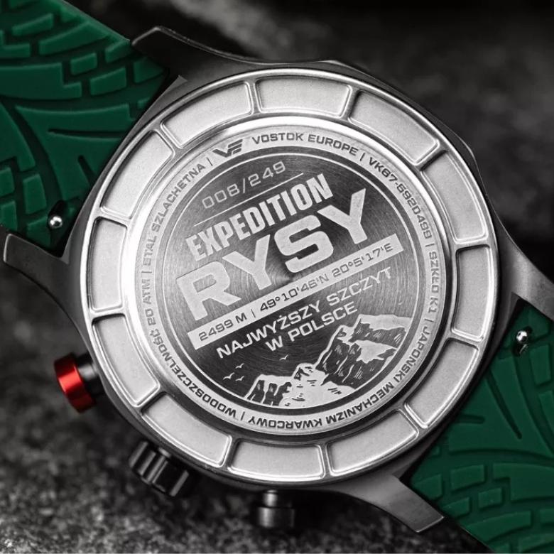 Vostok Europe VK67-592D499 - Dekiel zaprojektowany pod edycję Vostok Europe Rysy