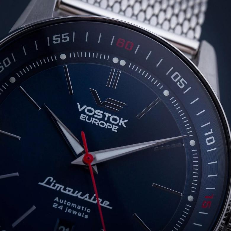 Vostok Europe NH35A-560A687B - K1 - Specjalnie utwardzone szkło mineralne