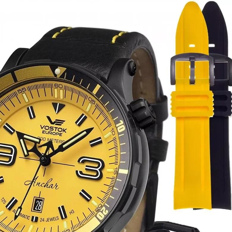 Vostok Europe NH35A-510C530-3015 - Zestaw z dodatkowymi paskami i śrubokrętem