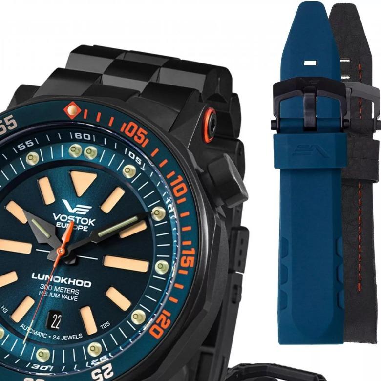 Vostok Europe NH35A-620C633-38345 - Zestaw z dodatkowymi paskami i śrubokrętem