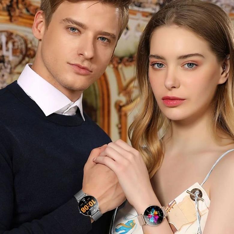 Smartwatch damski Manta Alexa Złoty SET SWU501GD