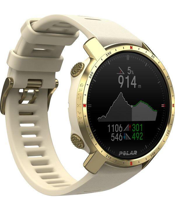 Smartwatch Polar Grit X Pro Szampańsko-Złoty S/L