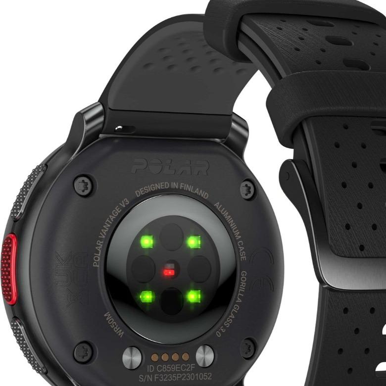Zegarek Sportowy Polar Vantage V3 + H10 Night Black SET 725882064444