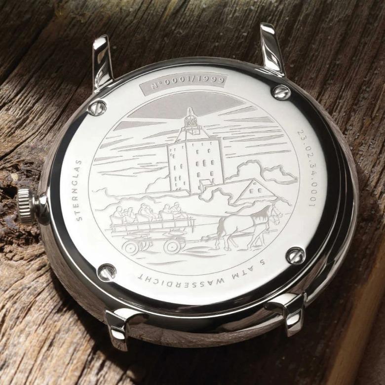 Zegarek męski Sternglas Hamburg Neuwerk Automatic Limited Edition S02-HHN11-VI11