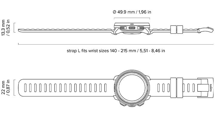 wymiary suunto vertical