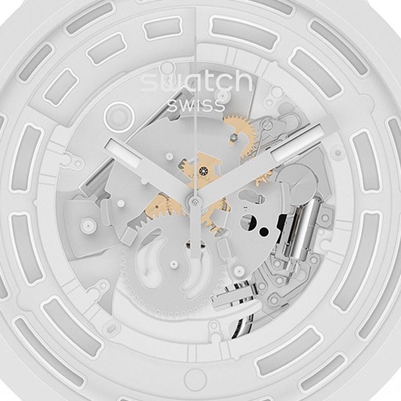 Zegarek Swatch SB03W100 - Tarcza Skeleton