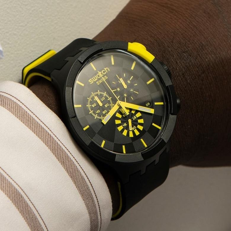 Zegarek Swatch SUSB406 - Precyzyjny Chronograf