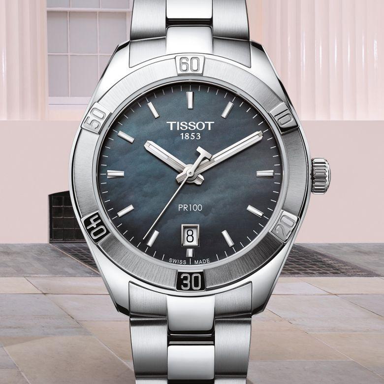Zegarek Tissot T101.910.11.121.00 - Seria PR 100