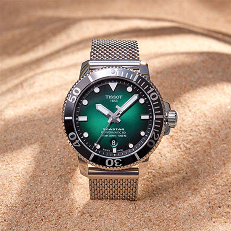 Zegarek Tissot T120.407.11.091.00 - Seria Seastar
