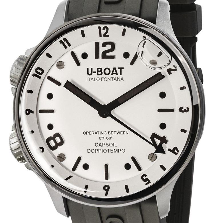 Zegarek męski U-BOAT Capsoil Doppiotempo SS 8888-B