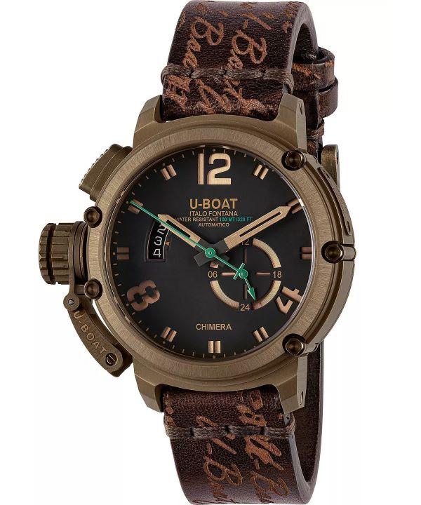 Zegarek męski U-BOAT Rainbow 44 Orange IP Bronze