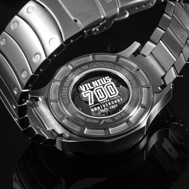 Vostok Europe Geležinis Vilkas Automatic Limited Edition transparentny dekiel