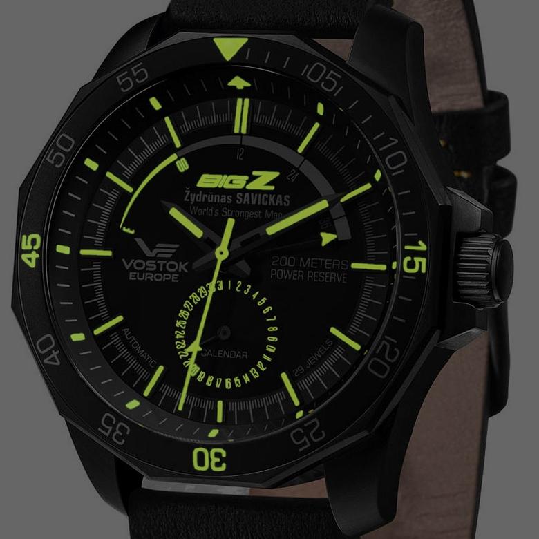 Zegarek Vostok Europe NE57-225C418 - Powłoka Super-LumiNova