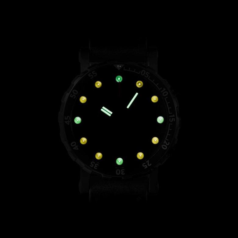 Zegarek Vostok Europe VK61-571H614 - Podświetlenie trytowe - technologia H3
