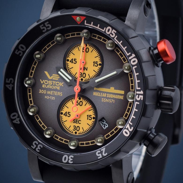 Zegarek Vostok Europe VK61-571C611 - Obrotowy bezel
