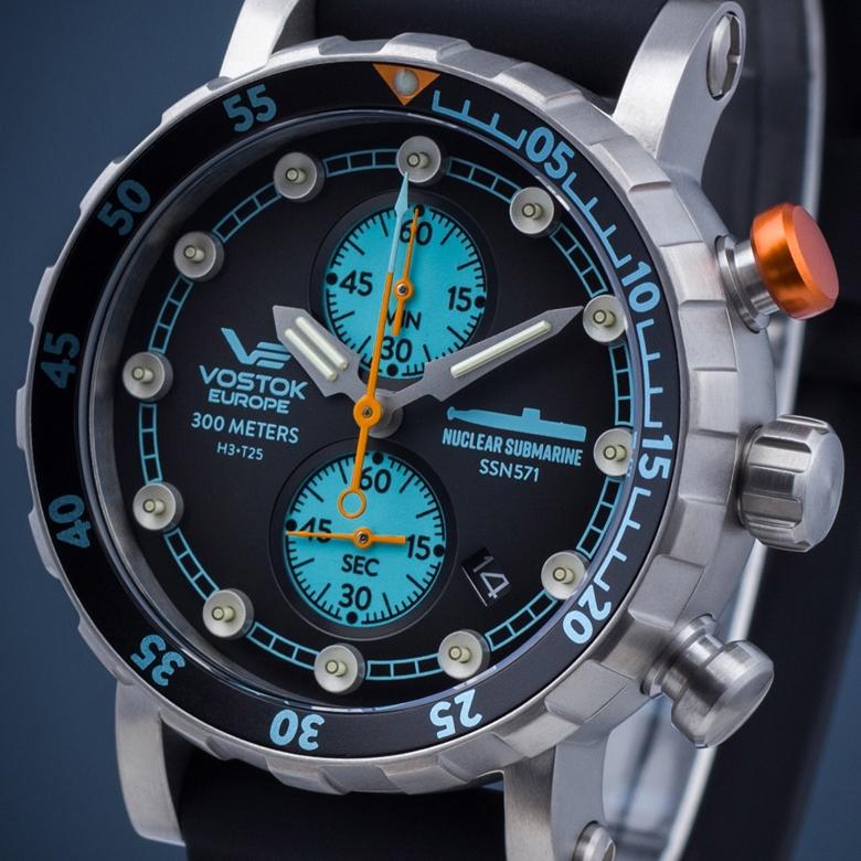 Zegarek Vostok Europe VK61-571H614 - Obrotowy bezel