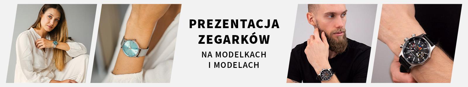 Prezentacja zegarków na modelkach i modelach